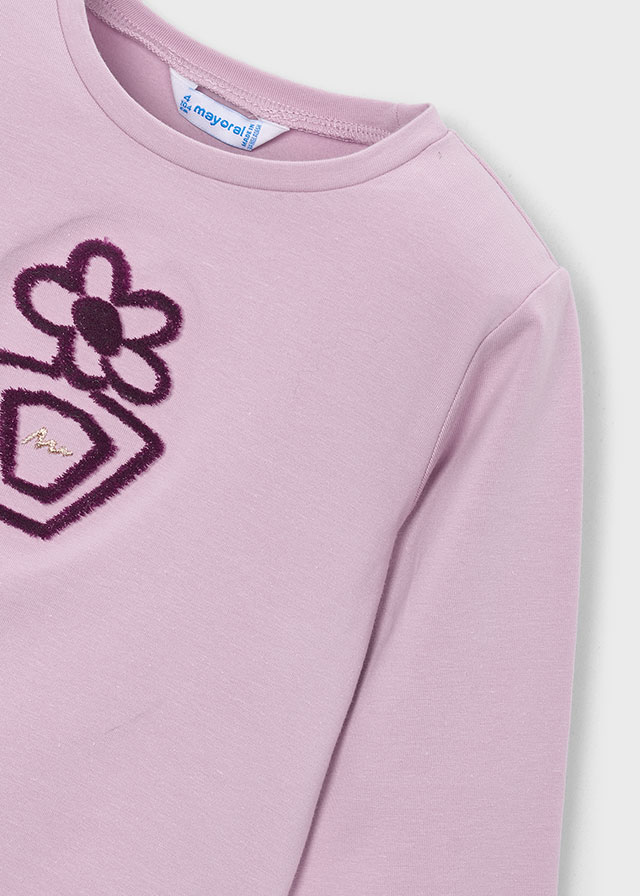 Mayoral L/s t-shirt 00178 Mauve