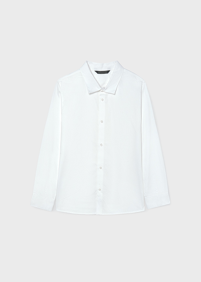 Mayoral L/s Buttondown shirt 00874 White