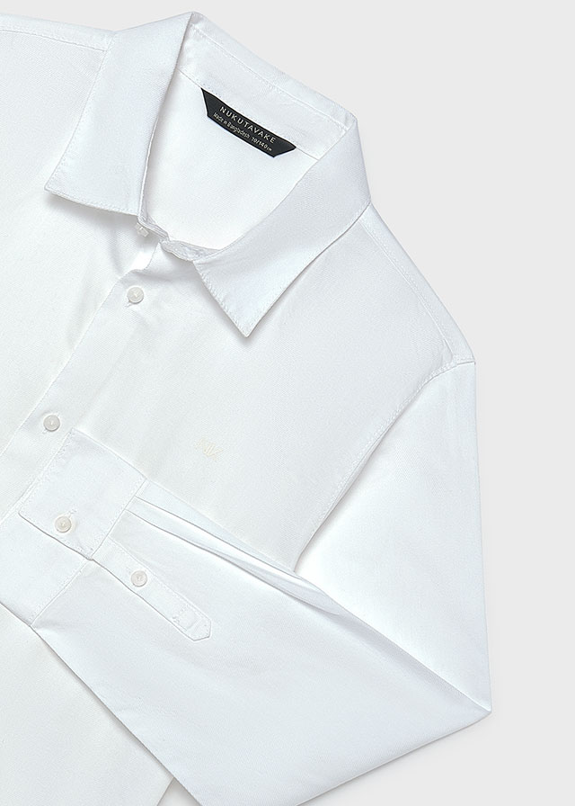 Mayoral L/s Buttondown shirt 00874 White