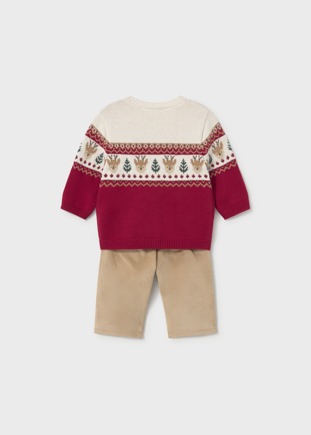 Mayoral Trousers set 02532 red