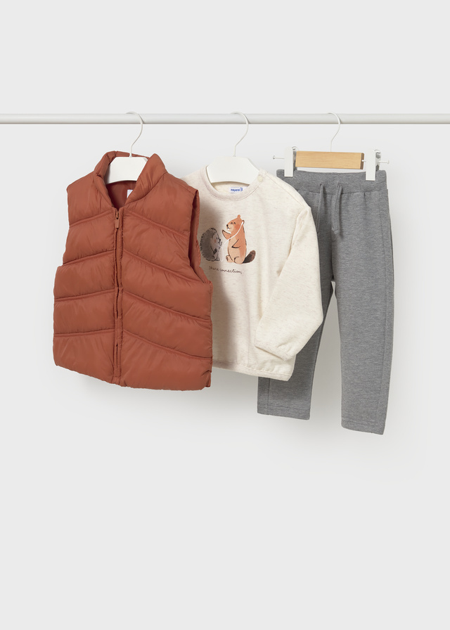 Mayoral Knit set 02687 Brick red