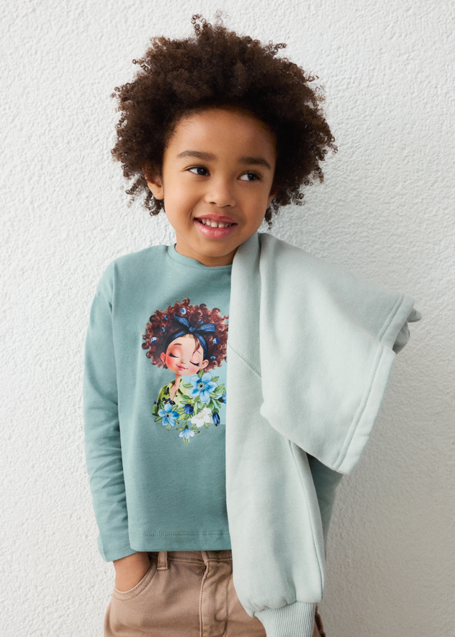 Mayoral L/s t-shirt 04003 Bayleaf