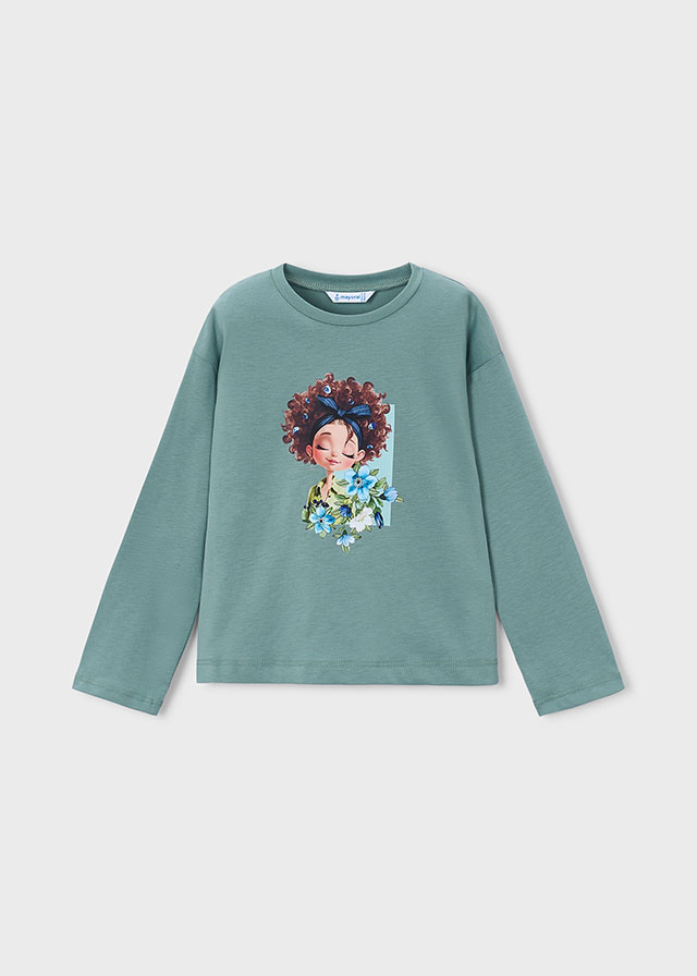 Mayoral L/s t-shirt 04003 Bayleaf