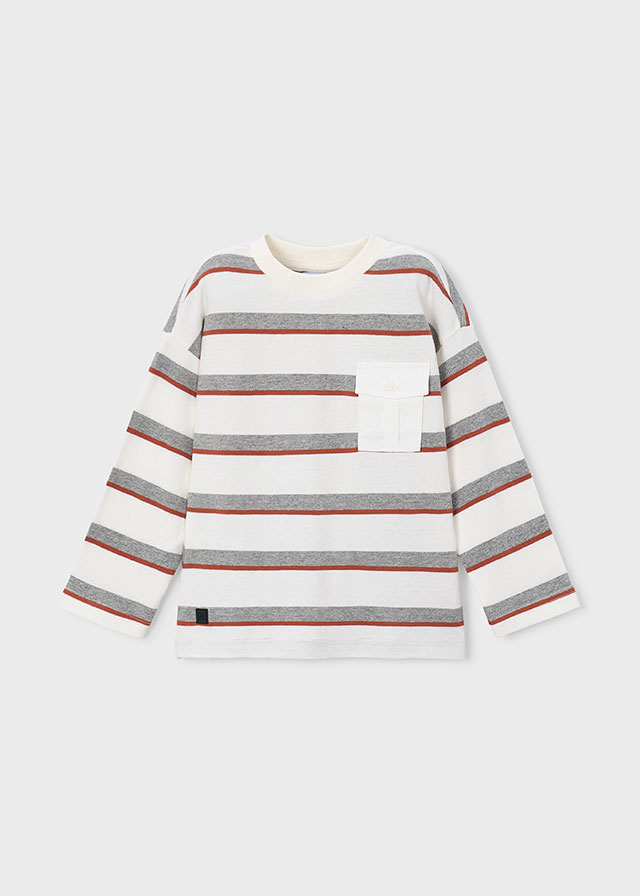 Mayoral L/s t-shirt 04008 cream