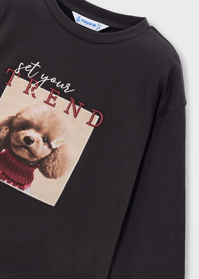 Mayoral L/s t-shirt 04030 Coal