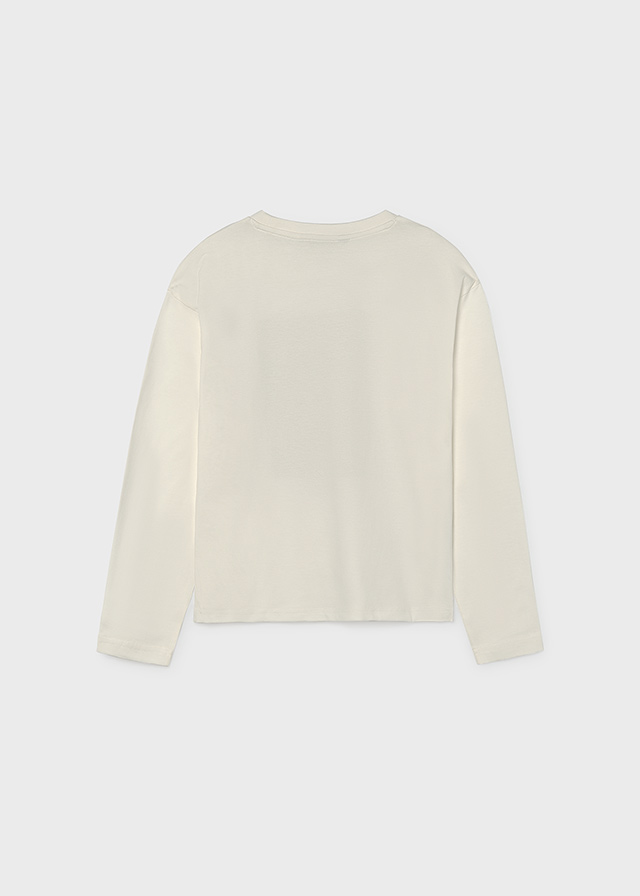 Mayoral L/s t-shirt 07042 Ivory