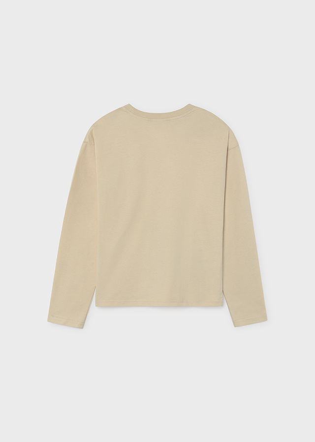 Mayoral L/s t-shirt 07044 Stone