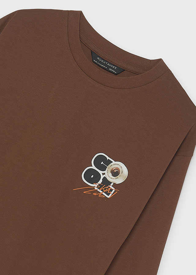 Mayoral L/s t-shirt 07047 Chocolate