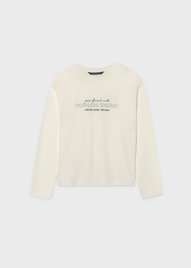 Mayoral L/s t-shirt 07050 Ivory