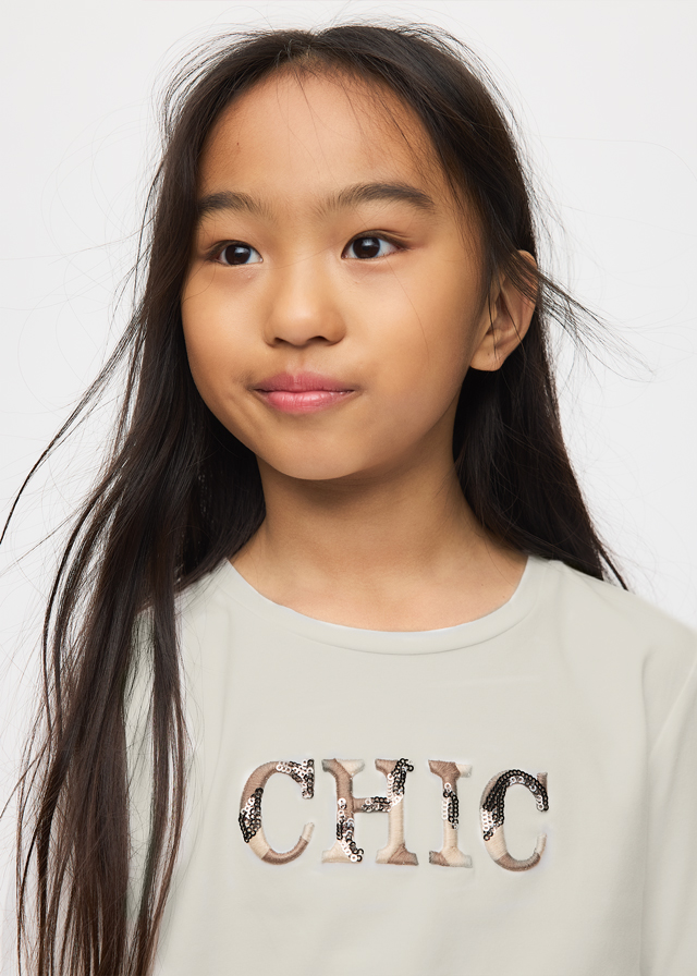 Mayoral L/s t-shirt 07058 Ivory