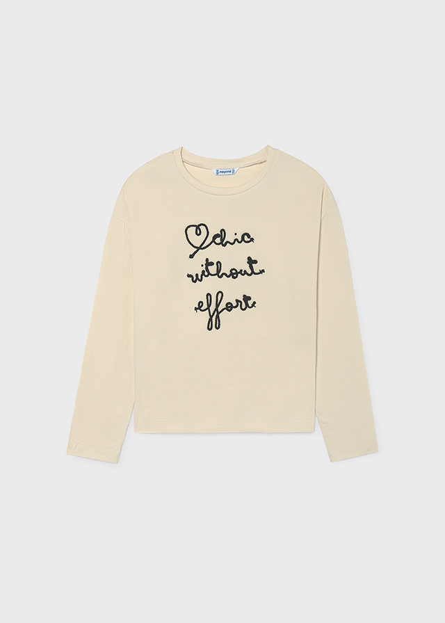 Mayoral L/s t-shirt 07060 Macchiato