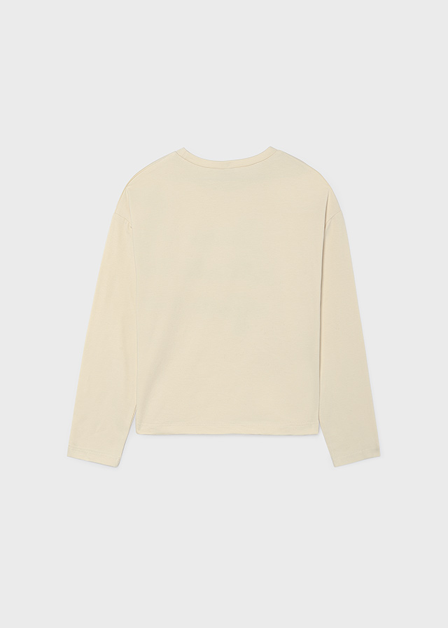 Mayoral L/s t-shirt 07060 Macchiato