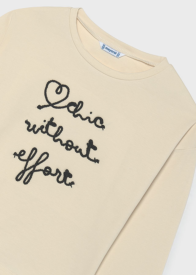 Mayoral L/s t-shirt 07060 Macchiato