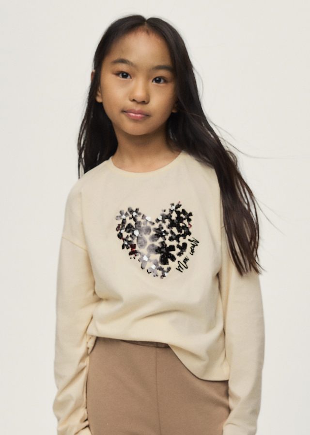 Mayoral L/s t-shirt 07064 Macchiato