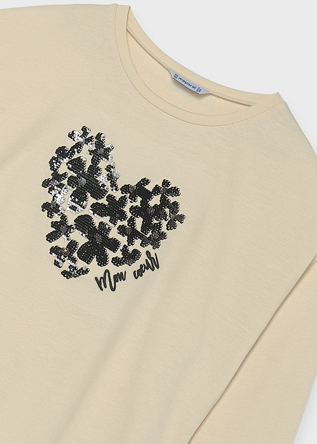 Mayoral L/s t-shirt 07064 Macchiato